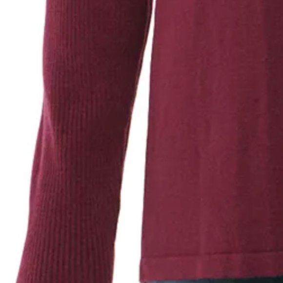 Croft & Barrow Open Front Cardigan | Burgundy - Picture 6 of 8